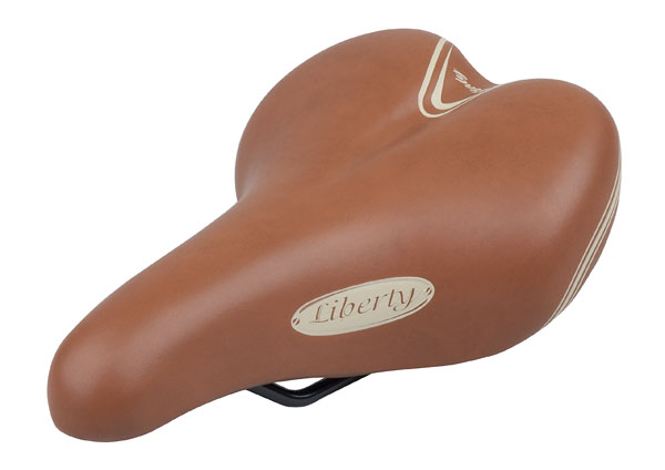 Sedlo Bassano Liberty Comfort hnedé